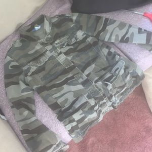Delia’s camouflage jacket